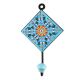 Turquoise Sunflower Ceramic Tiles Hook 